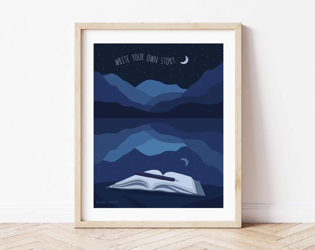 Write Your Own Story Art Print